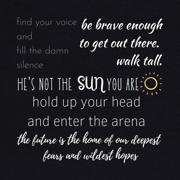 SheHopes HOPE Quotes in white by SheHopes